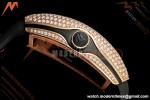 Franck Muller - Vanguard Men's Collection V45 Dia RG/LE Black Dial ABF A23J