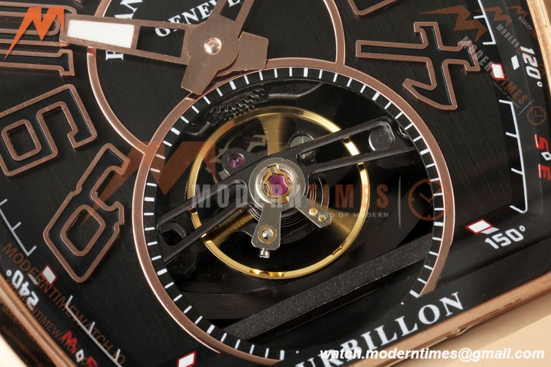 Franck Muller - Vanguard Men's Collection V45 RG/LE Black Dial ABF A23J