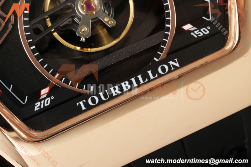Franck Muller - Vanguard Men's Collection V45 RG/LE Black Dial ABF A23J