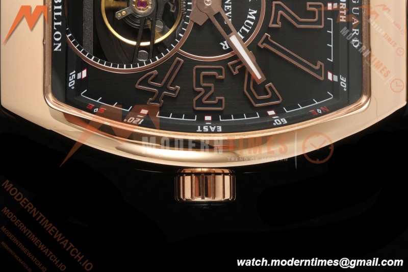 Franck Muller - Vanguard Men's Collection V45 RG/LE Black Dial ABF A23J