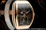 Franck Muller - Vanguard Men's Collection V45 RG/LE Black Dial ABF A23J