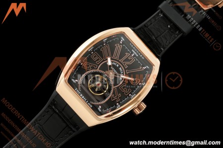 Franck Muller - Vanguard Men's Collection V45 RG/LE Black Dial ABF A23J