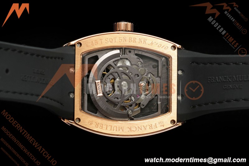 Franck Muller - Vanguard Men's Collection V45 RG/LE Black Dial ABF A23J