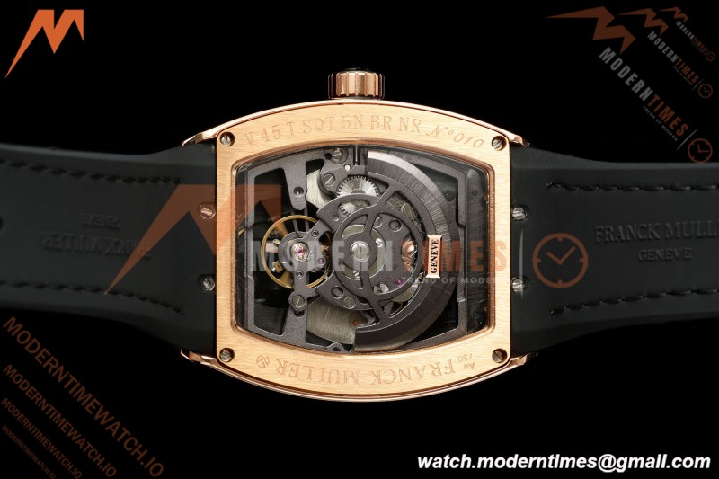 Franck Muller - Vanguard Men's Collection V45 RG/LE Black Dial ABF A23J