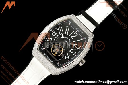 Franck Muller - Vanguard Men's Collection V45 Dia SS/LE Black Dial ABF A23J