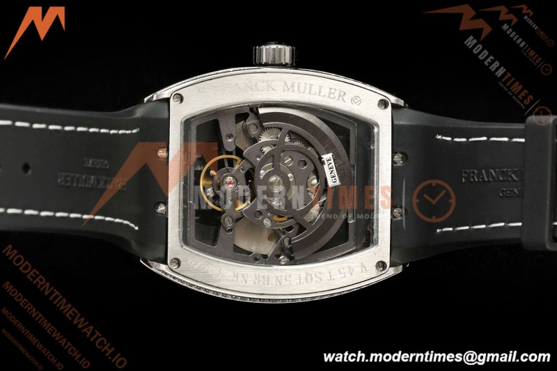 Franck Muller - Vanguard Men's Collection V45 Dia SS/LE Black Dial ABF A23J