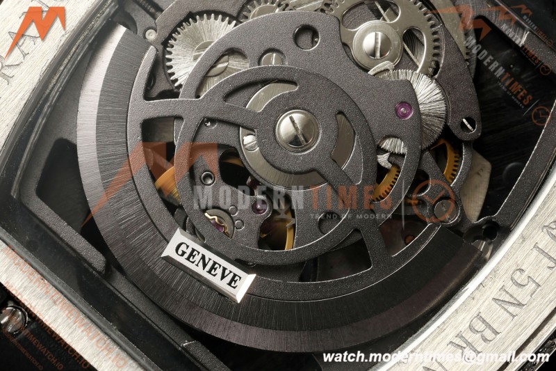 Franck Muller - Vanguard Men's Collection V45 Dia SS/LE Black Dial ABF A23J