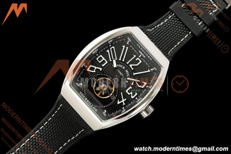 Franck Muller - Vanguard Men's Collection V45 SS/NY Black Dial ABF A23J
