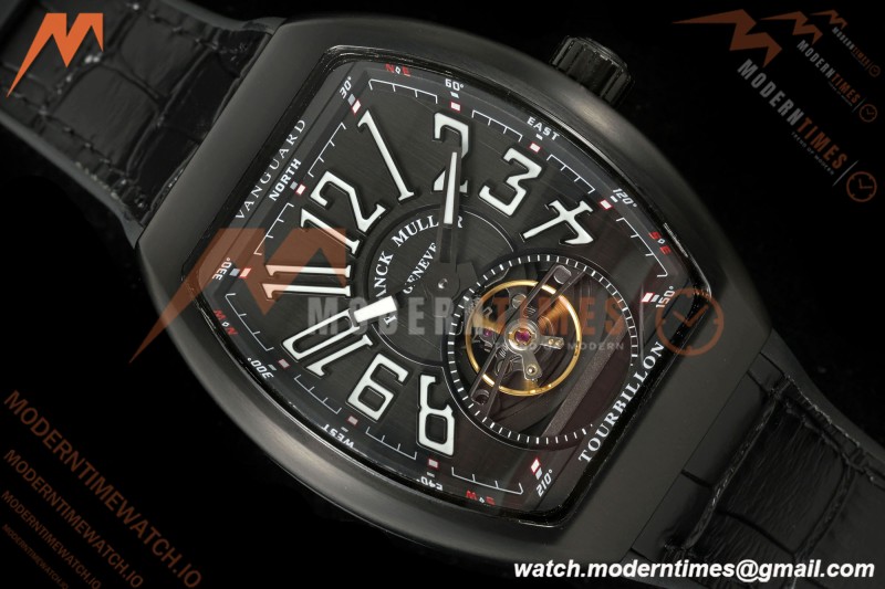 Franck Muller - Vanguard Men's Collection V45 PVD/LE Black Dial ABF A23J