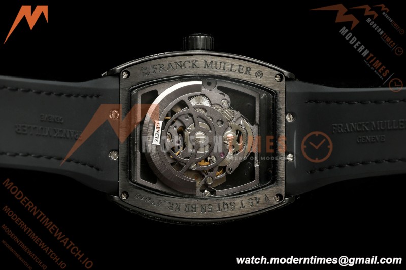 Franck Muller - Vanguard Men's Collection V45 Dia PVD/LE Black Dial ABF A23J