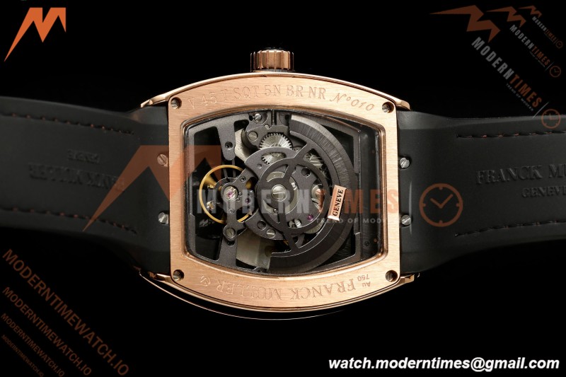 Franck Muller - Vanguard Men's Collection V45 RG/Brn LE Black Dial ABF A23J