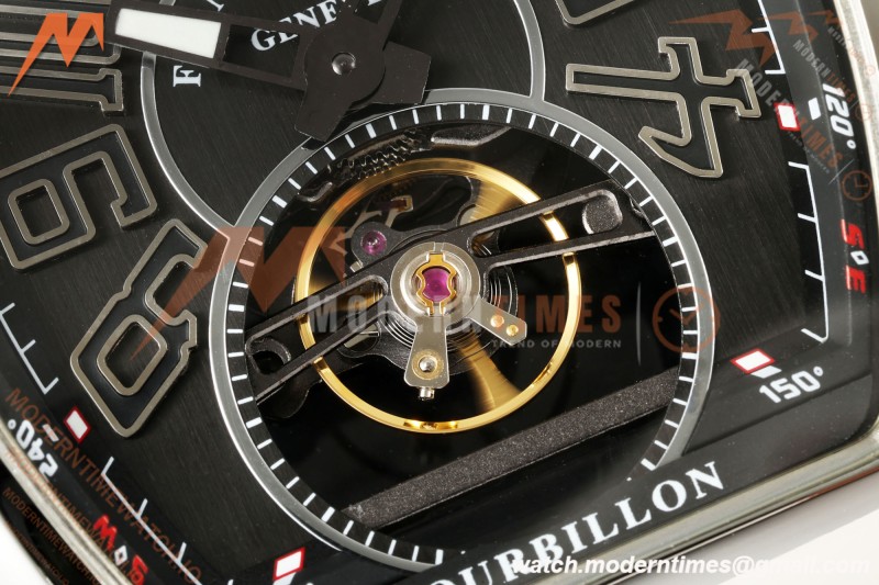 Franck Muller - Vanguard Men's Collection V45 SS/Blk LE Black Dial ABF A23J