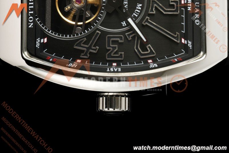 Franck Muller - Vanguard Men's Collection V45 SS/Blk LE Black Dial ABF A23J