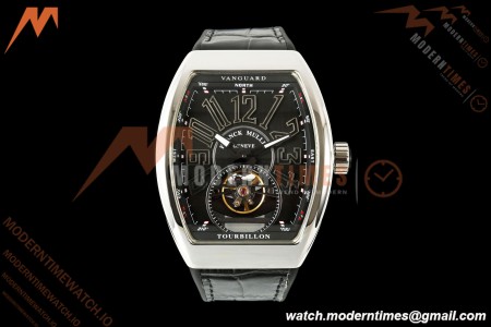 Franck Muller - Vanguard Men's Collection V45 SS/Blk LE Black Dial ABF A23J
