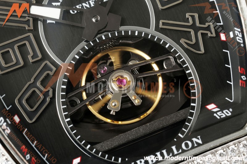 Franck Muller - Vanguard Men's Collection V45 Dia SS/Blk LE Black Dial ABF A23J