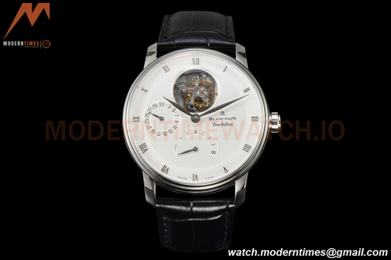 Blancpain - Villeret Tourbillon 8 Jours SS/LE Wht/Rm JBF V3