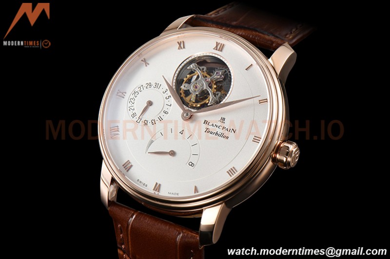 Blancpain - Villeret Tourbillon 8 Jours RG/LE Wht/Rm JBF V3
