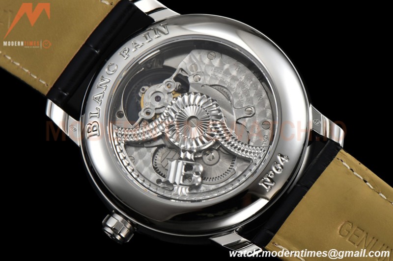 Blancpain - Villeret Tourbillon 8 Jours SS/LE Black/Rm JBF V3