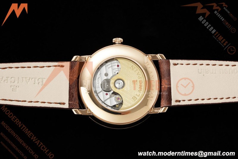 Blancpain - Villeret Moonphase 6654 40mm Complete Calendar RG/LE White APSF A6654 | 블랑팡 - 빌레레 문페이즈 6654 40mm 컴플리트 캘린더 RG/LE 화이트 APSF A6654