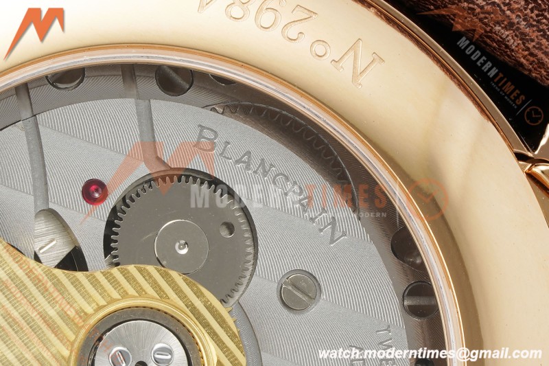 Blancpain - Villeret Moonphase 6654 40mm Complete Calendar RG/LE White APSF A6654 | 블랑팡 - 빌레레 문페이즈 6654 40mm 컴플리트 캘린더 RG/LE 화이트 APSF A6654