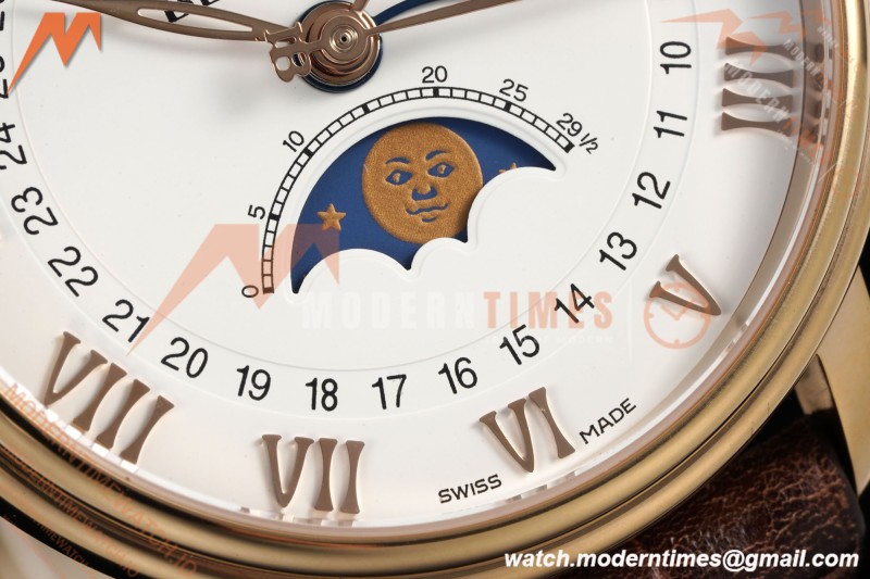 Blancpain - Villeret Moonphase 6654 40mm Complete Calendar RG/LE White APSF A6654 | 블랑팡 - 빌레레 문페이즈 6654 40mm 컴플리트 캘린더 RG/LE 화이트 APSF A6654