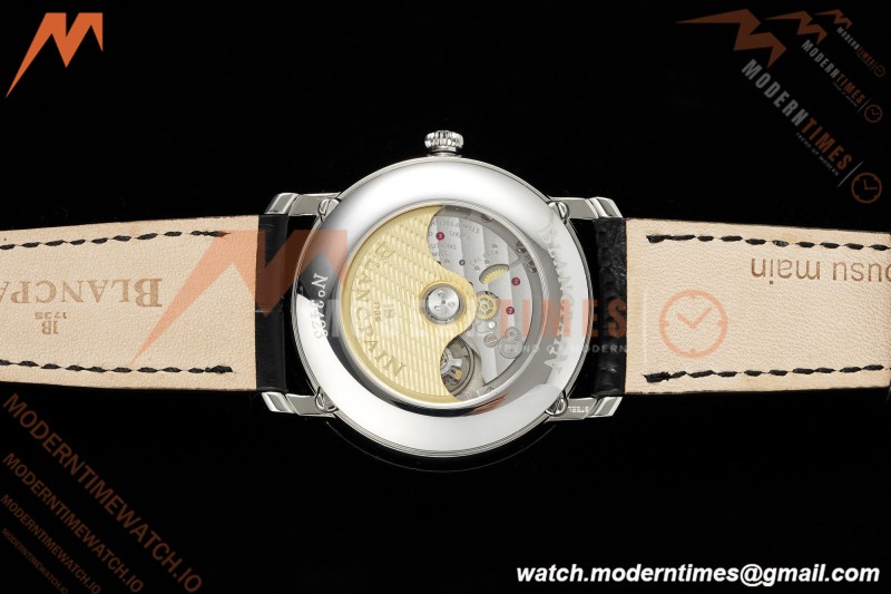 Blancpain - Villeret Moonphase 6654 40mm Complete Calendar SS/LE White APSF A6654 | 블랑팡 - 빌레레 문페이즈 6654 40mm 컴플리트 캘린더 SS/LE 화이트 APSF A6654