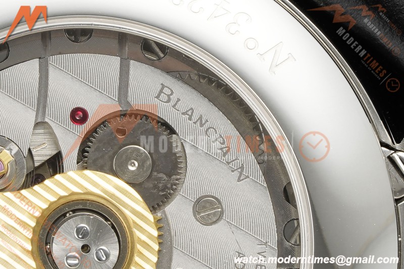 Blancpain - Villeret Moonphase 6654 40mm Complete Calendar SS/LE White APSF A6654 | 블랑팡 - 빌레레 문페이즈 6654 40mm 컴플리트 캘린더 SS/LE 화이트 APSF A6654