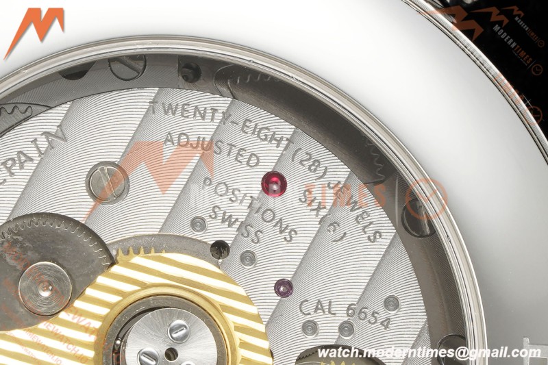Blancpain - Villeret Moonphase 6654 40mm Complete Calendar SS/LE White APSF A6654 | 블랑팡 - 빌레레 문페이즈 6654 40mm 컴플리트 캘린더 SS/LE 화이트 APSF A6654