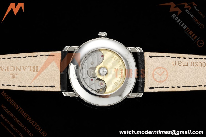 Blancpain - Villeret Moonphase 6654 40mm Complete Calendar SS/LE White APSF A6654 | 블랑팡 - 빌레레 문페이즈 6654 40mm 컴플리트 캘린더 SS/LE 화이트 APSF A6654