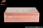 Portable Watch Boxes Light Weight  Aluminium Alloy Watch Case 3 Slots