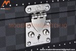 Louis Vuitton Damier Graphite Watch Case Leather Coffer 8 Position Trunk N48226