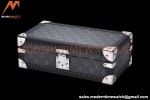 Louis Vuitton Monogram Eclipse Watch Case Leather Coffer 8 Position Trunk M20016