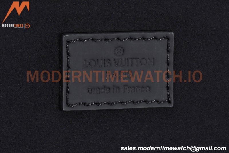Louis Vuitton Monogram Eclipse Watch Case Leather Coffer 8 Position Trunk M20016