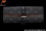 Louis Vuitton Monogram Eclipse Watch Case 3 Position Travel Bag M43385