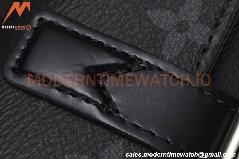 Louis Vuitton Monogram Eclipse Watch Case 3 Position Travel Bag M43385