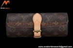 Louis Vuitton Monogram Canvas Watch Case 3 Position Travel Bag M47530
