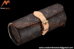 Louis Vuitton Monogram Canvas Watch Case 3 Position Travel Bag M47530