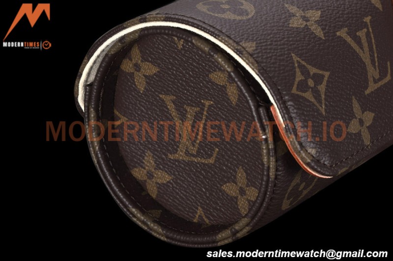 Louis Vuitton Monogram Canvas Watch Case 3 Position Travel Bag M47530