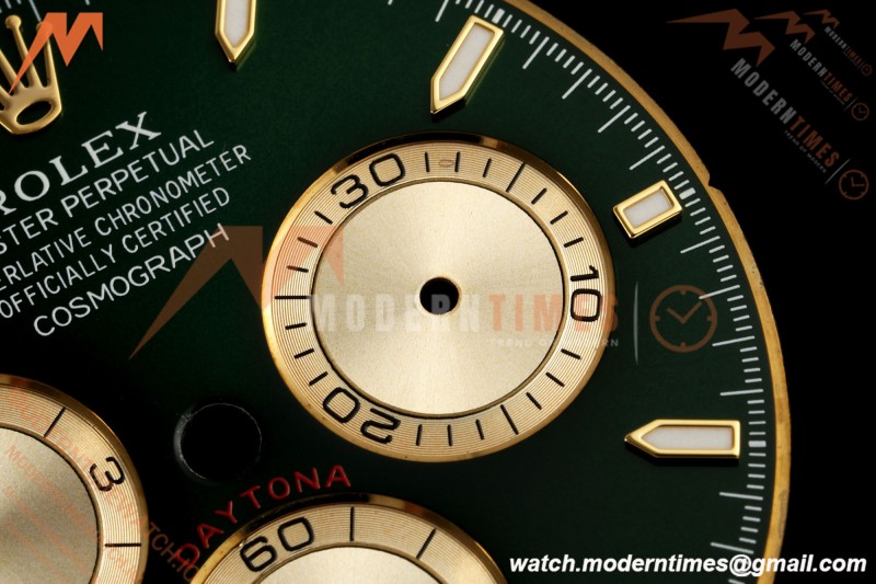 Rolex Daytona 126508 Green/Gold Dial By SWF | 롤렉스 데이토나 126508 그린/골드 다이얼 (SWF 제작)
