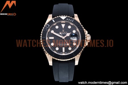 Rolex - YachtMaster 126655 40mm RG/RU Blk ARF VR3235