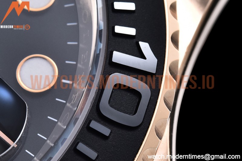 Rolex - YachtMaster 126655 40mm RG/RU Blk ARF VR3235