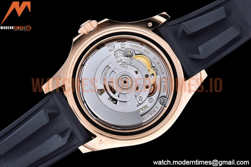 Rolex - YachtMaster 126655 40mm RG/RU Blk ARF VR3235