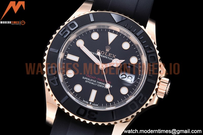 Rolex - YachtMaster 126655 40mm RG/RU Blk ARF VR3235