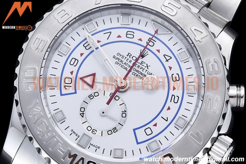 Rolex - YachtMaster 116689 SS/SS White KF A7750 Mod