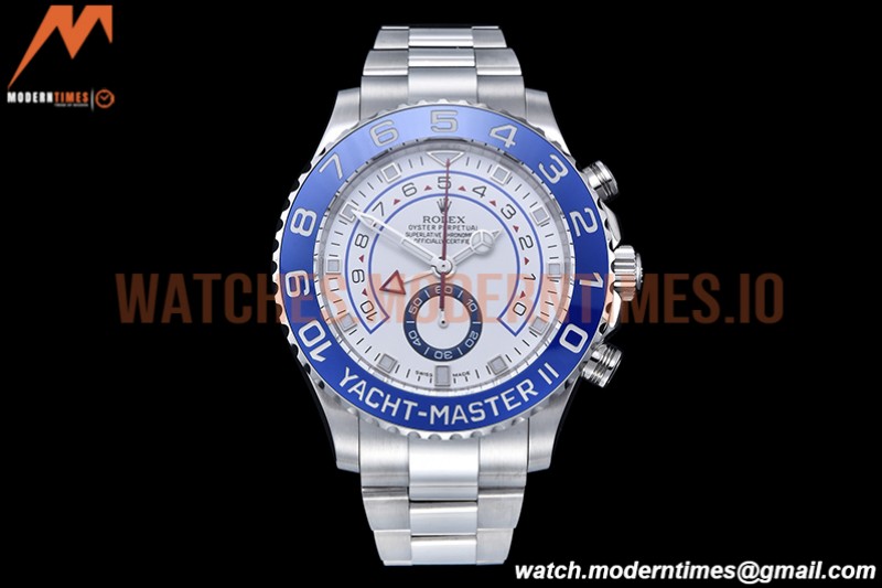 Rolex - YachtMaster 116680 Blue SS/SS White KF A7750 Mod