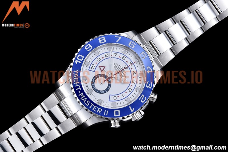 Rolex - YachtMaster 116680 Blue SS/SS White KF A7750 Mod