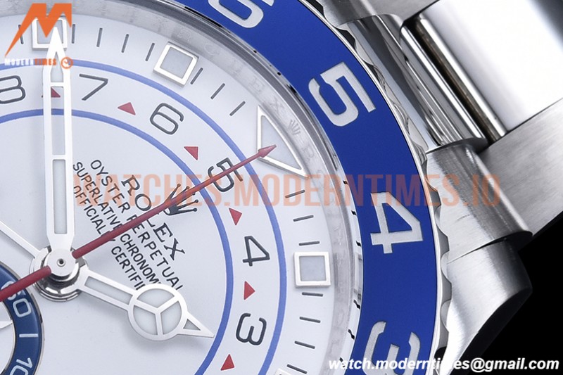 Rolex - YachtMaster 116680 Blue SS/SS White KF A7750 Mod