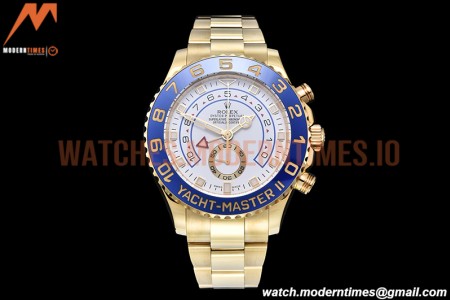 Rolex - YachtMaster 116685 Blue YG/YG White KF A7750 Mod