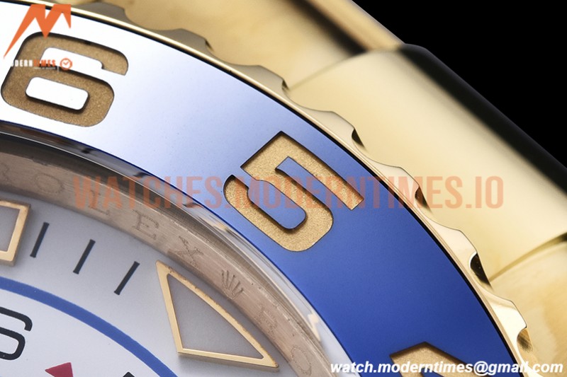 Rolex - YachtMaster 116685 Blue YG/YG White KF A7750 Mod