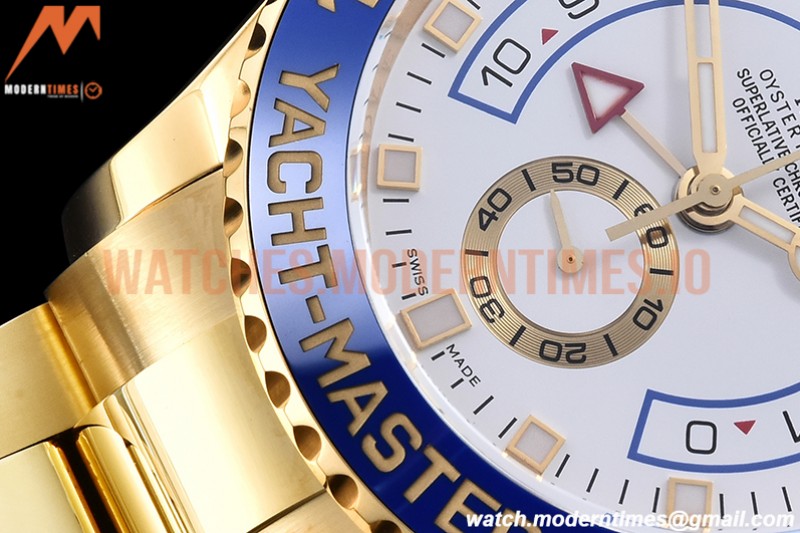 Rolex - YachtMaster 116685 Blue YG/YG White KF A7750 Mod
